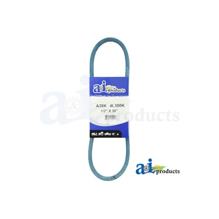 Aramid Blue V-Belt (1/2 X 30 ) 13 X0.5 X4